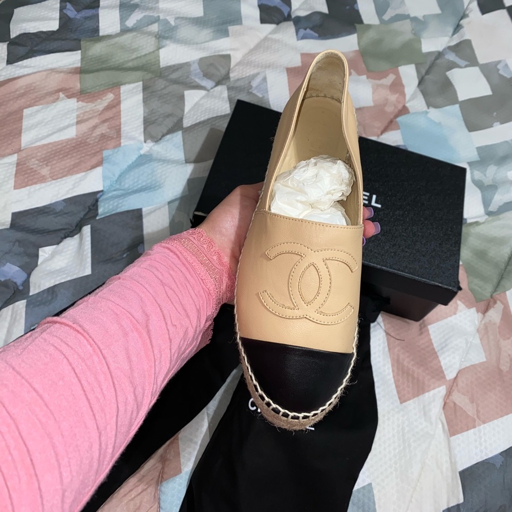 Chanel Lambskin Espadrilles